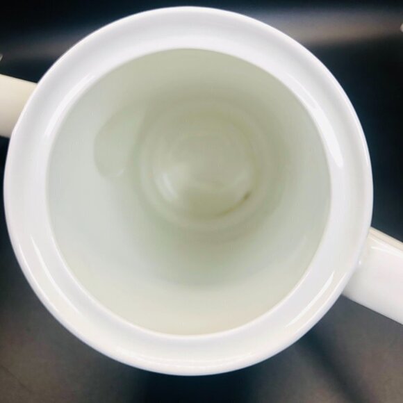 60s Grindley MANITOU Mod Black White Coffee Chocolate Pot Flower Power Ironstone - Picture 4 of 11